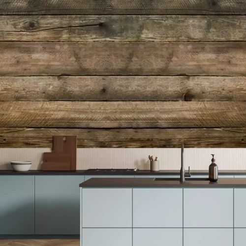 Fototapete Dunkle Bretter Textur