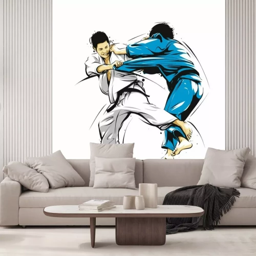 Fototapete Judo-Kämpfer