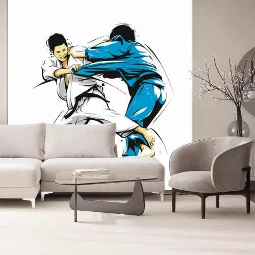 Sticker Judo-Kämpfer