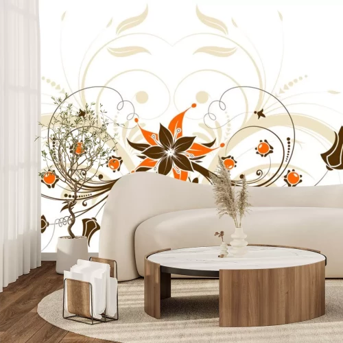 Sticker floral frame