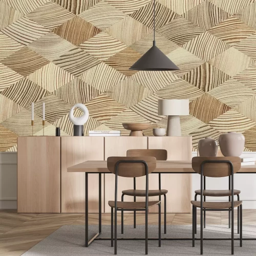 Fototapete Hirnholz Textur