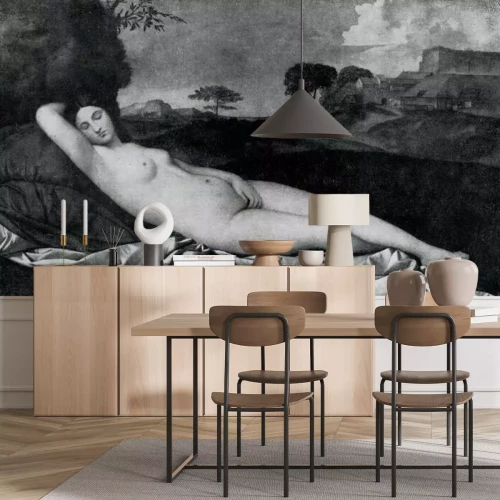 Fototapete Gemalter Akt mit Venus