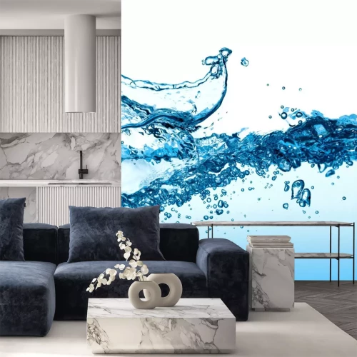 Sticker Transparent Water Wave.