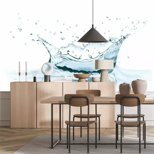 Sticker Vektor-Spritzwasser-Krone