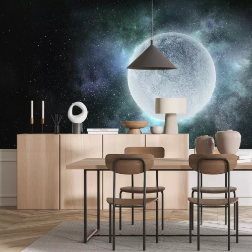 Fototapete Der Mond aus dem Weltraum