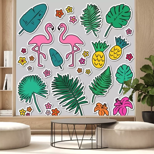 Sticker Tropisches Aufkleber-Set