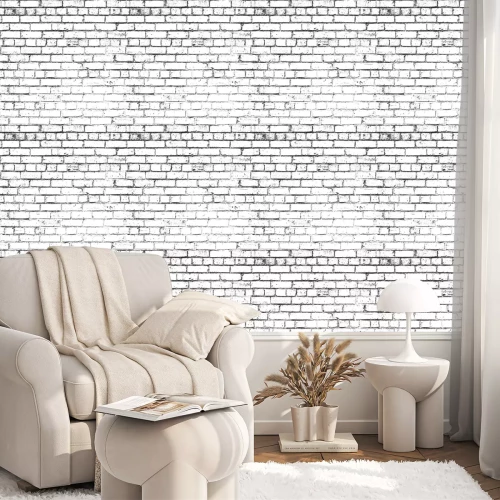 Tapete Monochrome alte Mauer