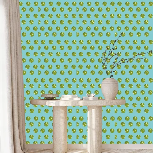 Tapete Tennisball Objekt Hintergrund Dekoration