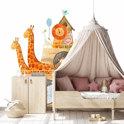 Sticker Aquarell Baby Noahs Arche