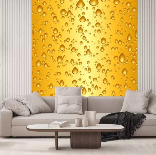 Sticker In Bier schwimmende Blasen Grafik