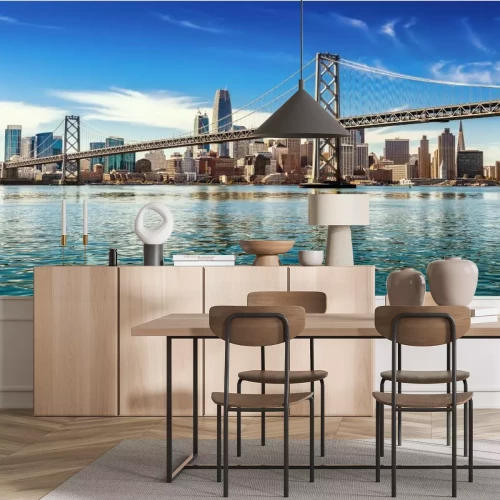 Fototapete Die Stadt San Francisco an einem sonnigen Tag