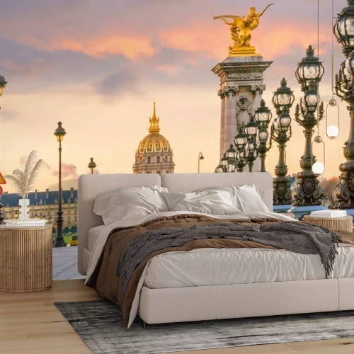 Fototapete Brücke über die Seine in Paris