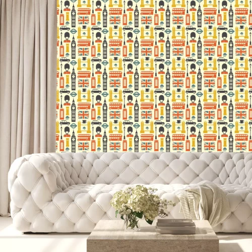 Tapete Isoliert auf weiss.