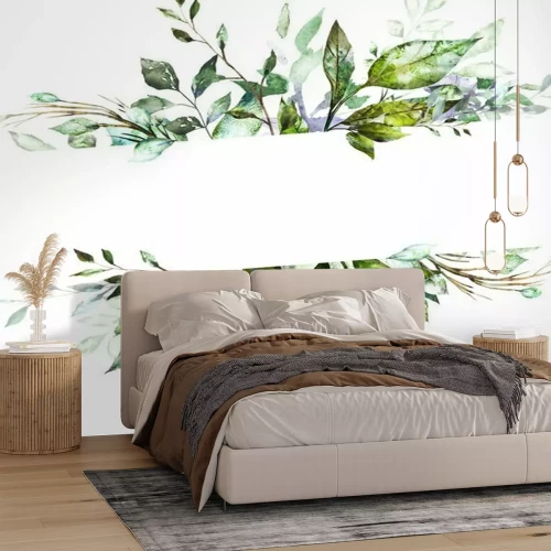 Fototapete Pflanzen als Rahmen