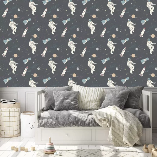 Tapete Weg zur Raumstation