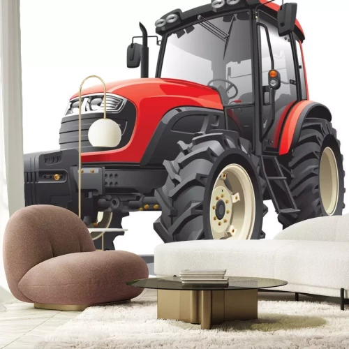 Sticker roter Traktor