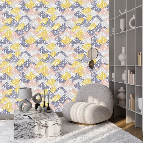 Tapete Dichtes Bergthema