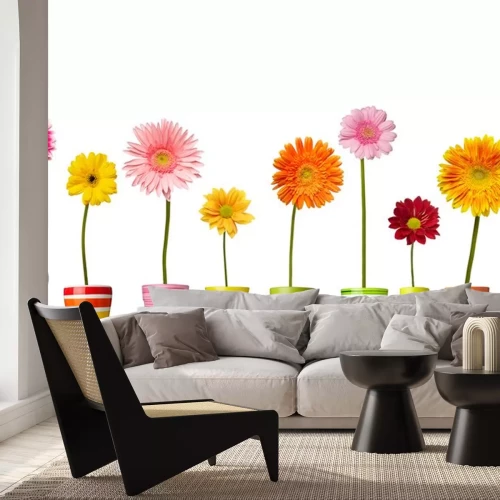 Sticker Feldblumen in Töpfen