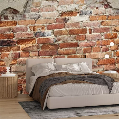 Fototapete Eine bröckelnde Mauer