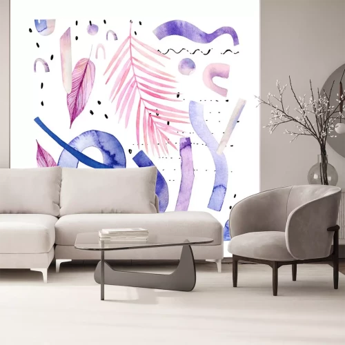 Sticker Abstrakte Aquarellkomposition
