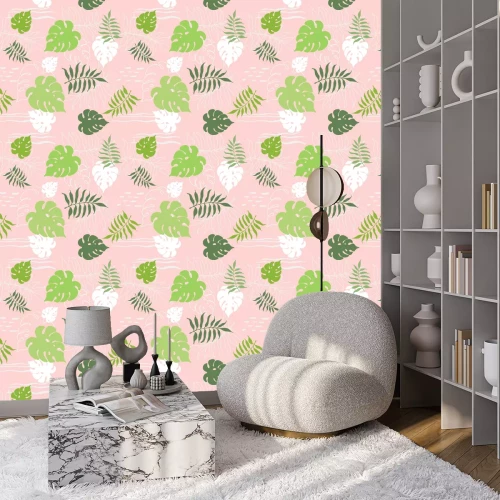 Tapete Subtile Pflanzenblätter