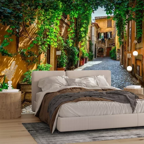 Fototapete Schmale Gasse in Italien