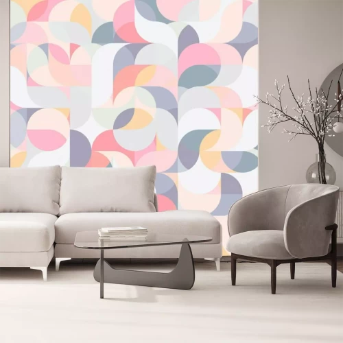 Fototapete Harmonische Pastellgeometrie