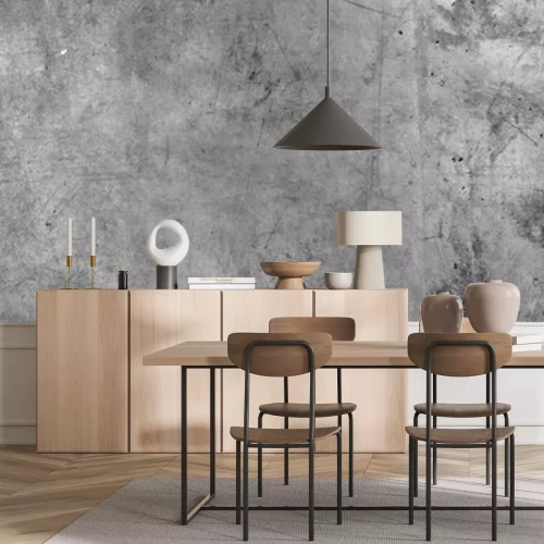 Fototapete Graue Betonwand