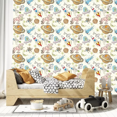 Tapete Grafische Weltraummotive