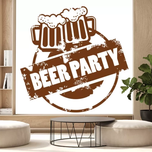 Sticker Bier Stempel