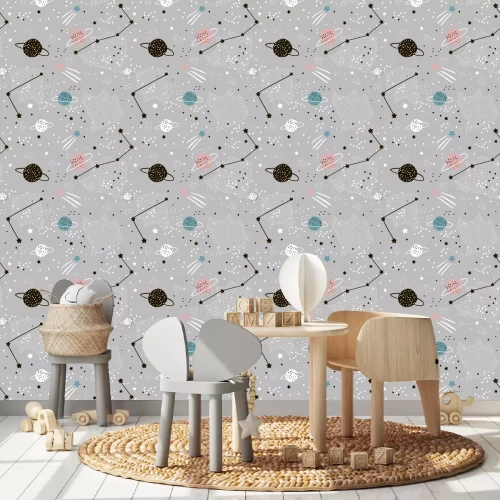 Tapete Zwischen Planeten und Sternen