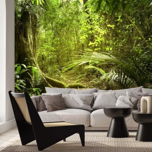 Fototapete Dschungel voller Pflanzen