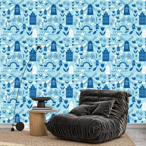 Tapete Holland-Muster