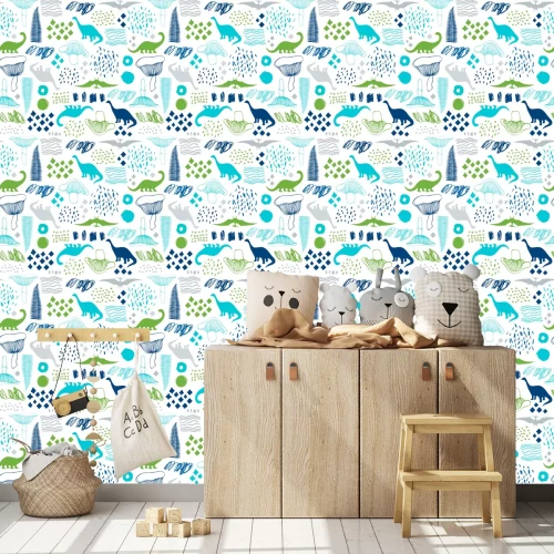 Tapete Prähistorische Zeichnungen