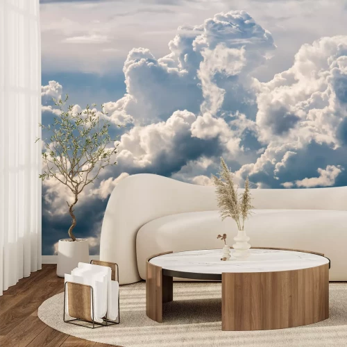 Fototapete Himmel wolken im pastell