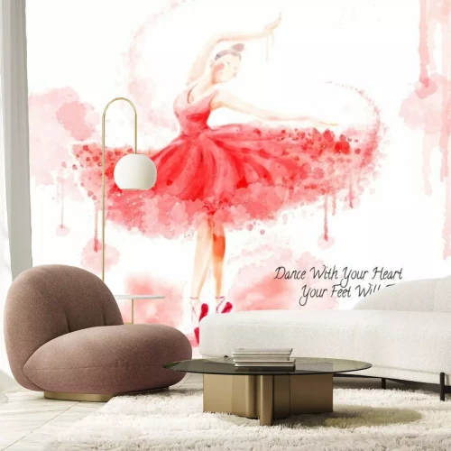 Fototapete Rote Tänzerin