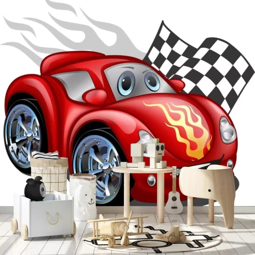 Sticker Red Warenkorb