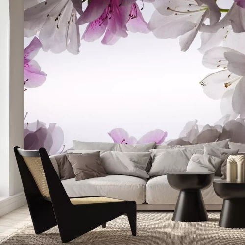 Sticker Blumen in Form eines Rahmens