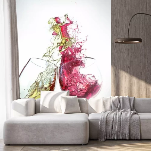 Sticker Tanzendes Paar aus Wein