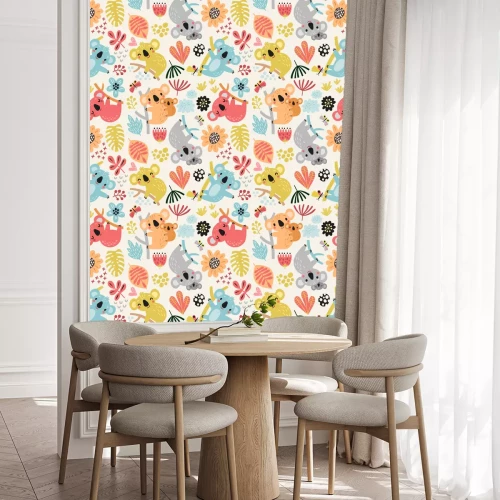 Tapete Nahtloses Muster mit einem Koala