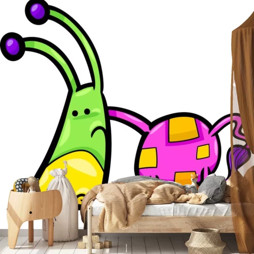 Sticker Cartoon funny Fantasiegeschöpf