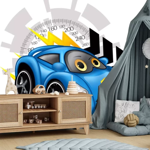 Sticker blau Warenkorb