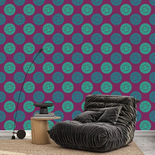 Tapete New York nahtlose Muster. Nahtloses Ausweismuster, Hintergrund für Ihr Design.