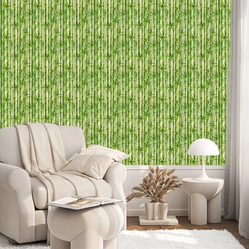 Tapete Dicht gepflanzter Bambus