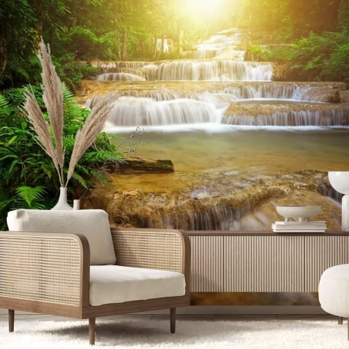 Fototapete Mae Kae Wasserfall