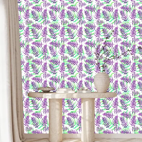 Tapete Nahtloses realistisches Aquarell-Grün-Muster. Sommer, Frühling Forest Herbs, Pflanzen Textur. Laub im Vintage-Stil. Natur Eco freundliches Konzept. Textil