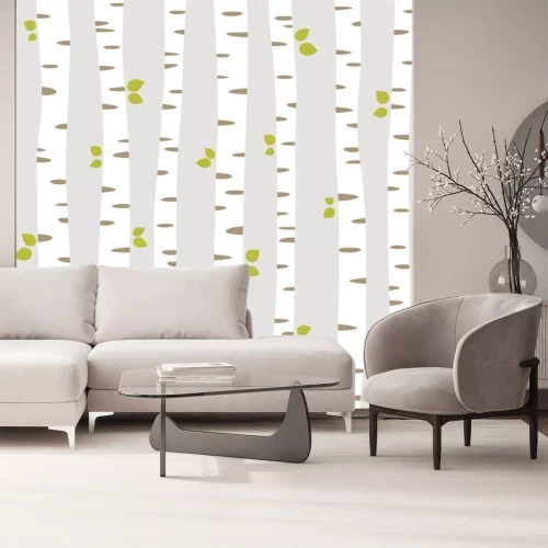 Sticker nahtlose Muster mit Sommer Wald