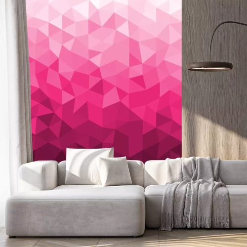 Sticker Eis Polygonal Mosaik Hintergrund