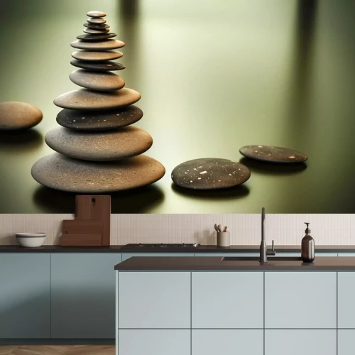 Sticker Wachstum - Stapel Kiesel