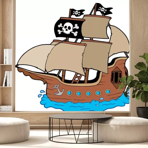 Sticker Piratenschiff